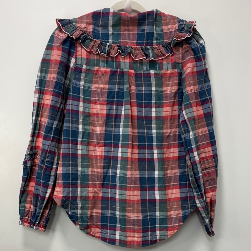 FREE PEOPLE MULTICOLOR PLAID SHIRT - Picture 3 of 6